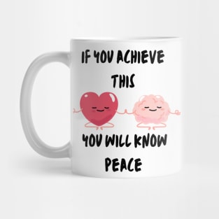 Heart-Brain Meditation Design Mug